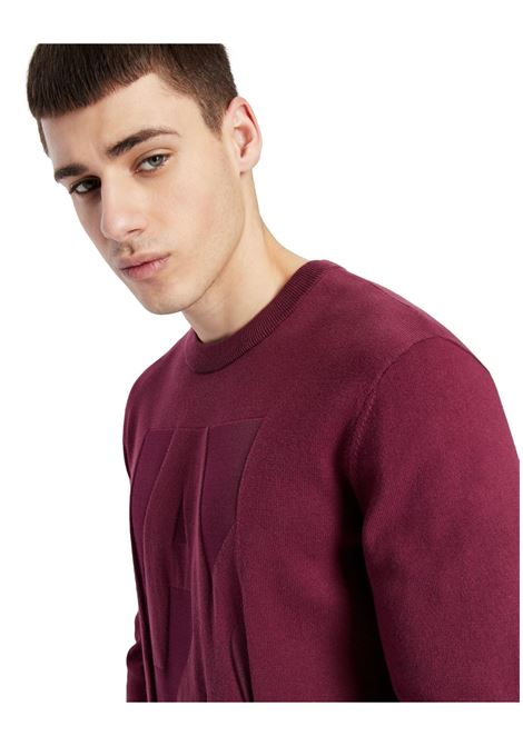 Maglione con logo a rilievo ARMANI EXCHANGE | Maglie | 6LZM1G ZMU7Z1306